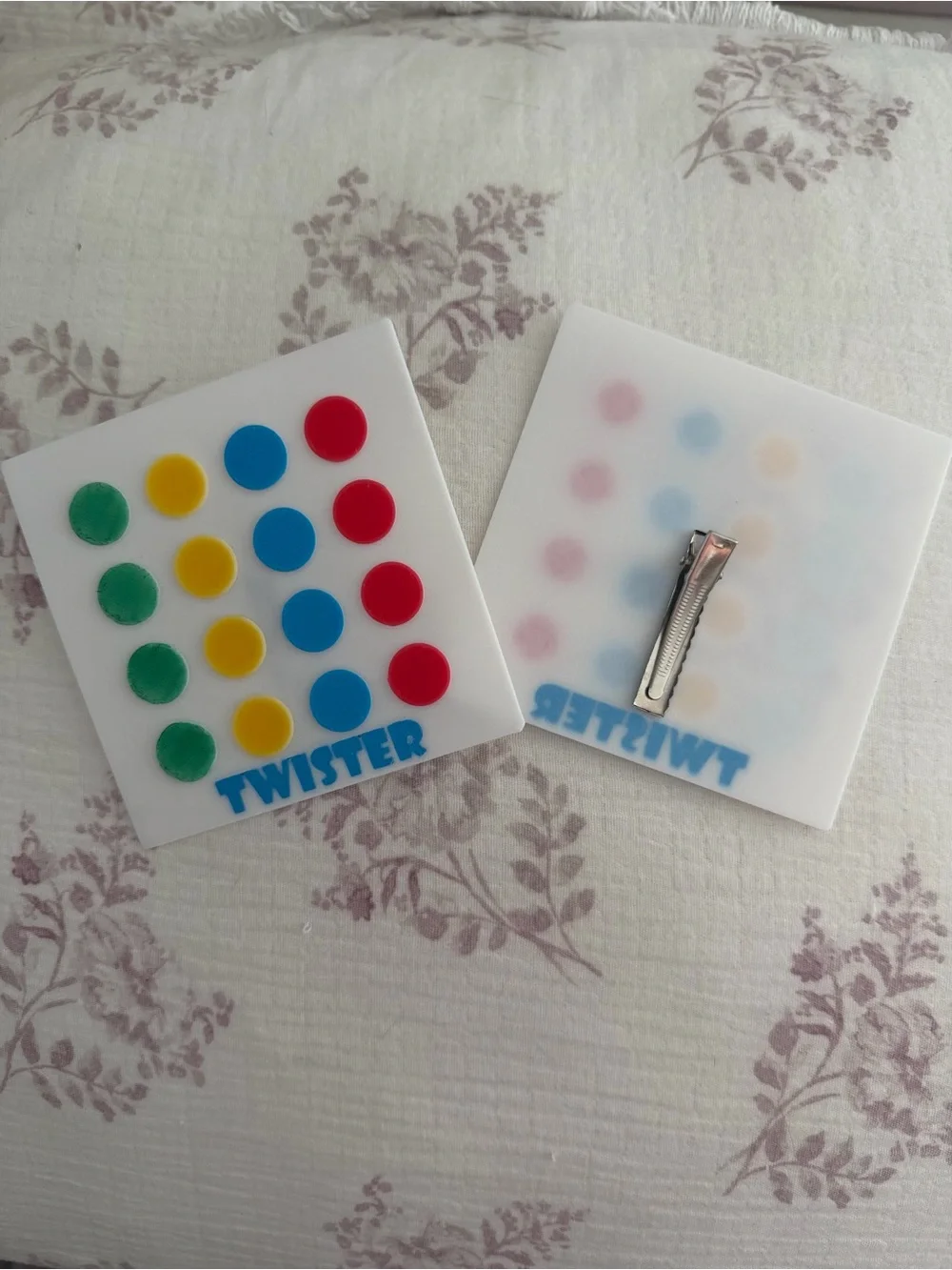 Twister Hair Barrette; Costume Hair Clip